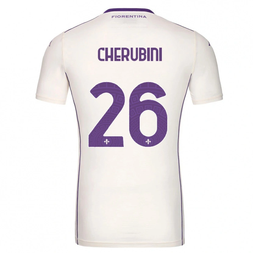 Danxen Men Maya Cherubini #26 White Purple Red Away Jersey 2025/26 T-Shirt