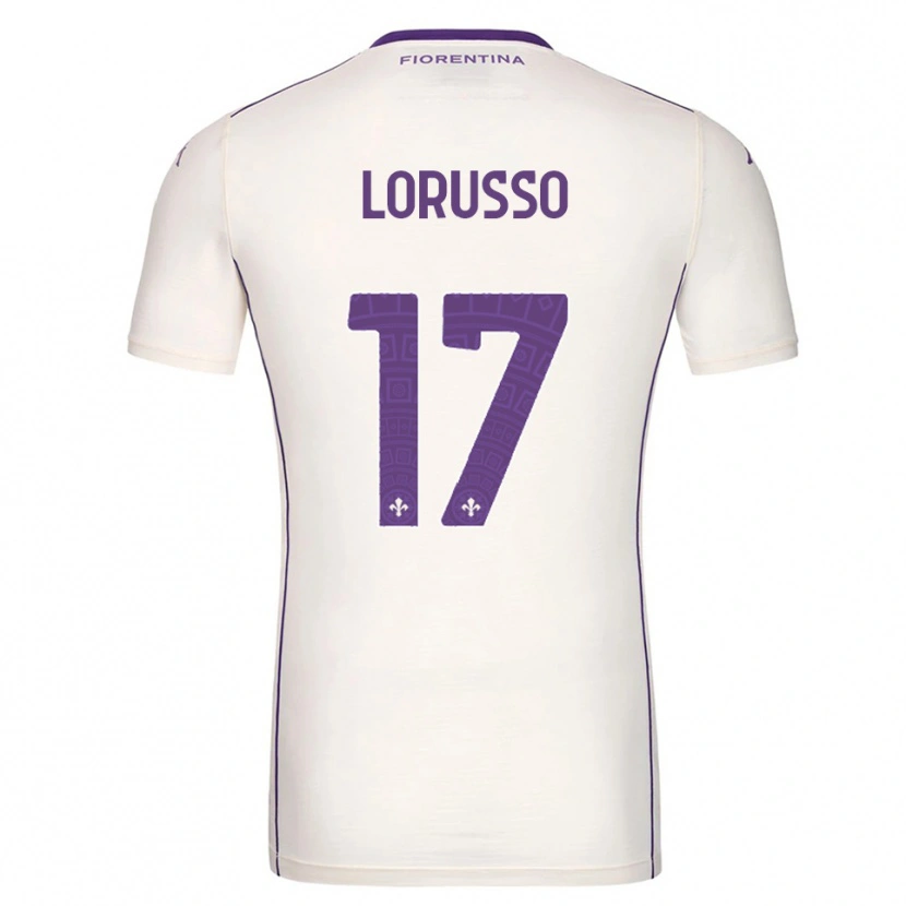 Danxen Men Angelo Lorusso #17 White Purple Red Away Jersey 2025/26 T-Shirt