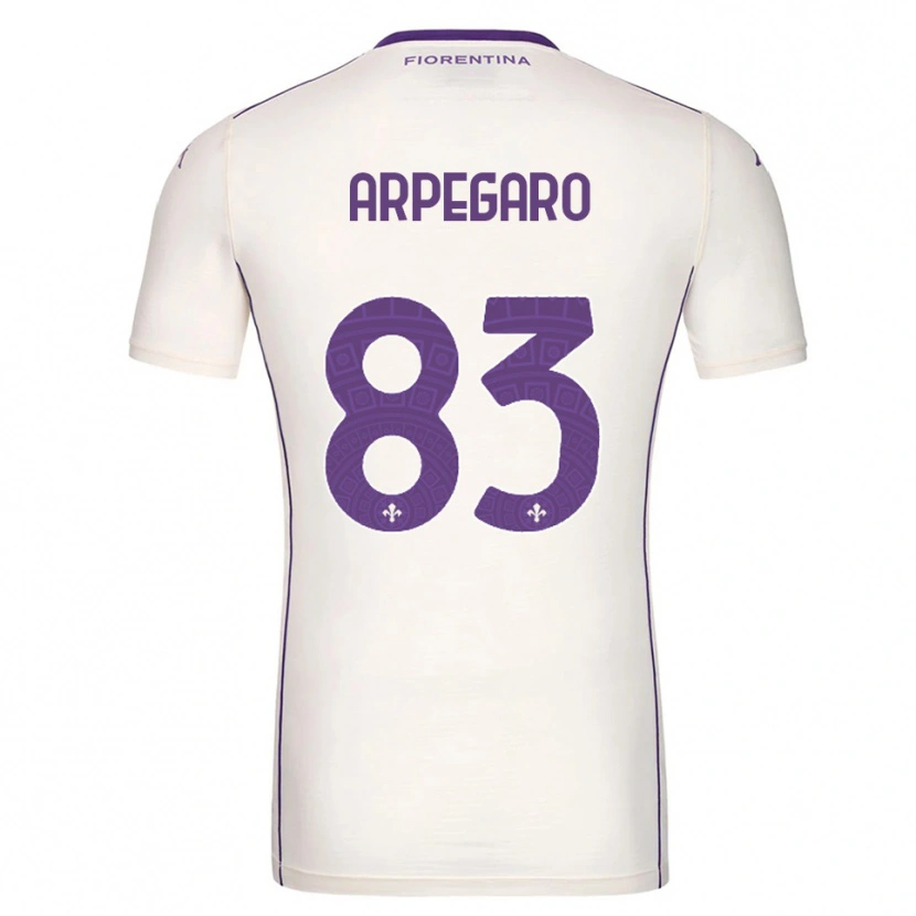 Danxen Men Sofia Arpegaro #83 White Purple Red Away Jersey 2025/26 T-Shirt