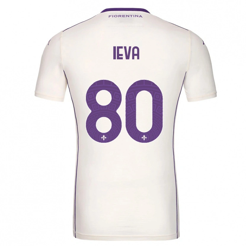 Danxen Men Stella Ieva #80 White Purple Red Away Jersey 2025/26 T-Shirt
