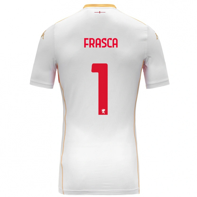 Danxen Men Andrea Frasca #1 White Red Away Jersey 2025/26 T-Shirt