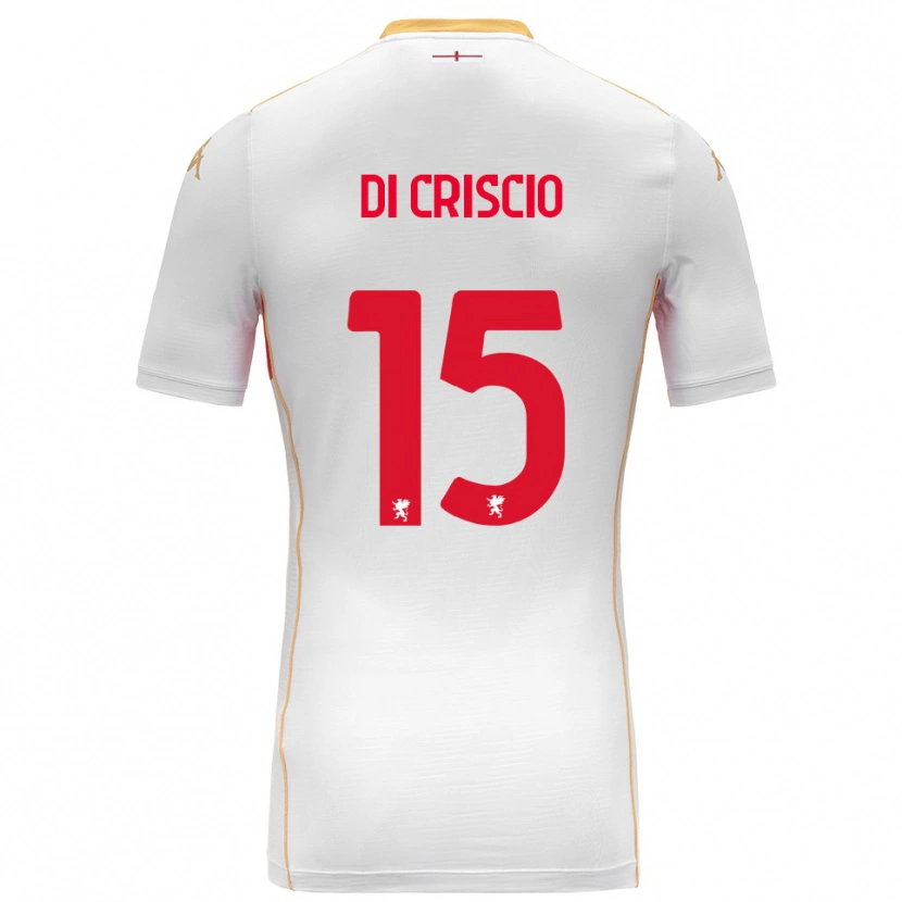 Danxen Men Federica Di Criscio #15 White Red Away Jersey 2025/26 T-Shirt