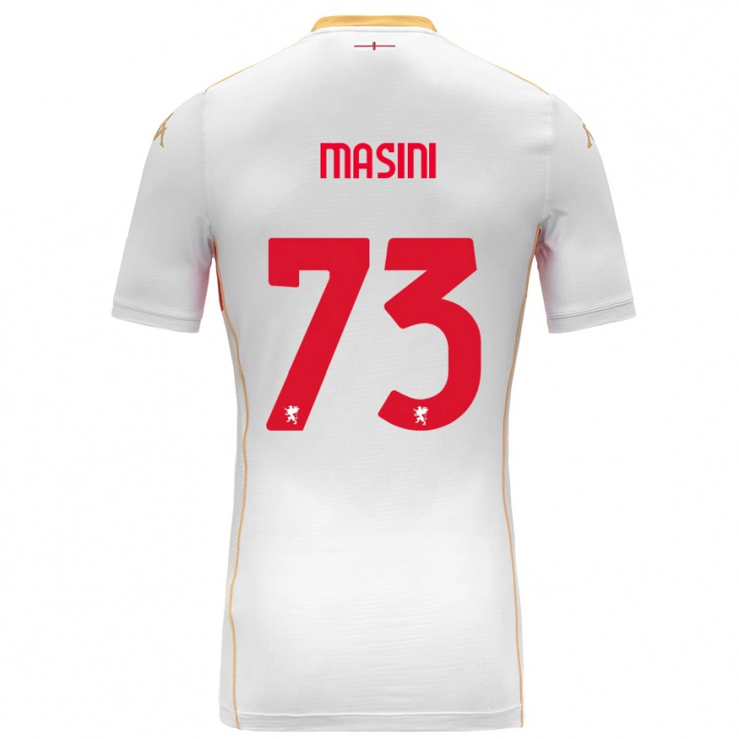 Danxen Men Patrizio Masini #73 White Red Away Jersey 2025/26 T-Shirt