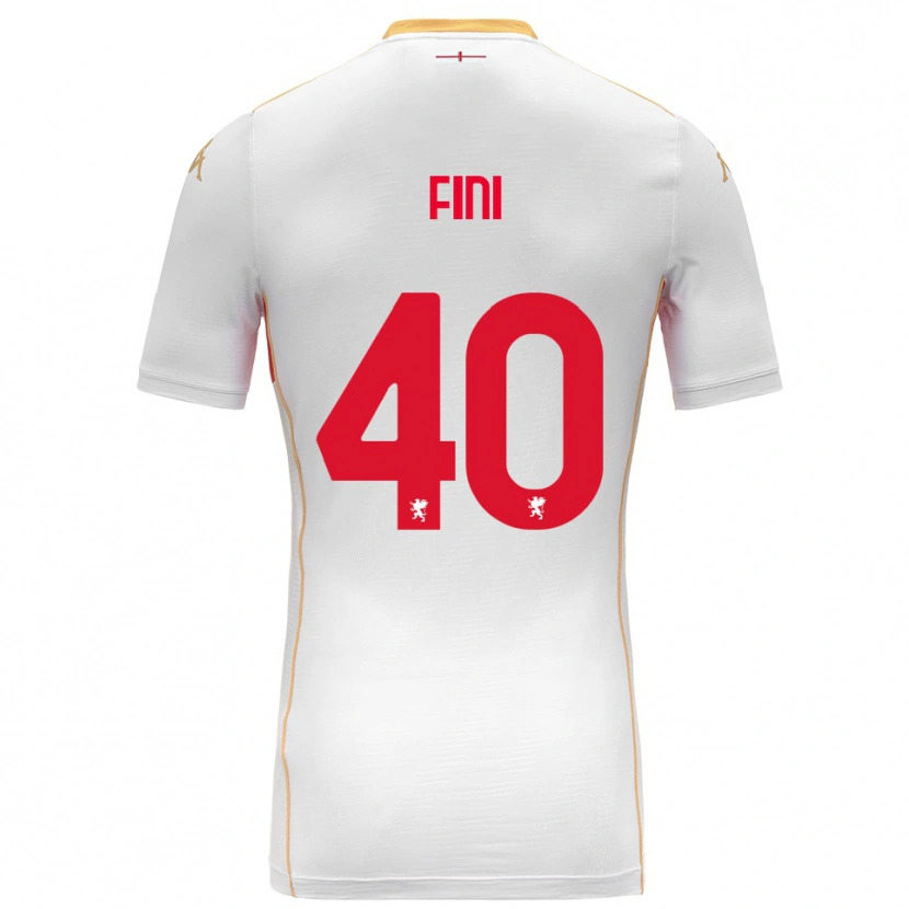 Danxen Men Seydou Fini #40 White Red Away Jersey 2025/26 T-Shirt