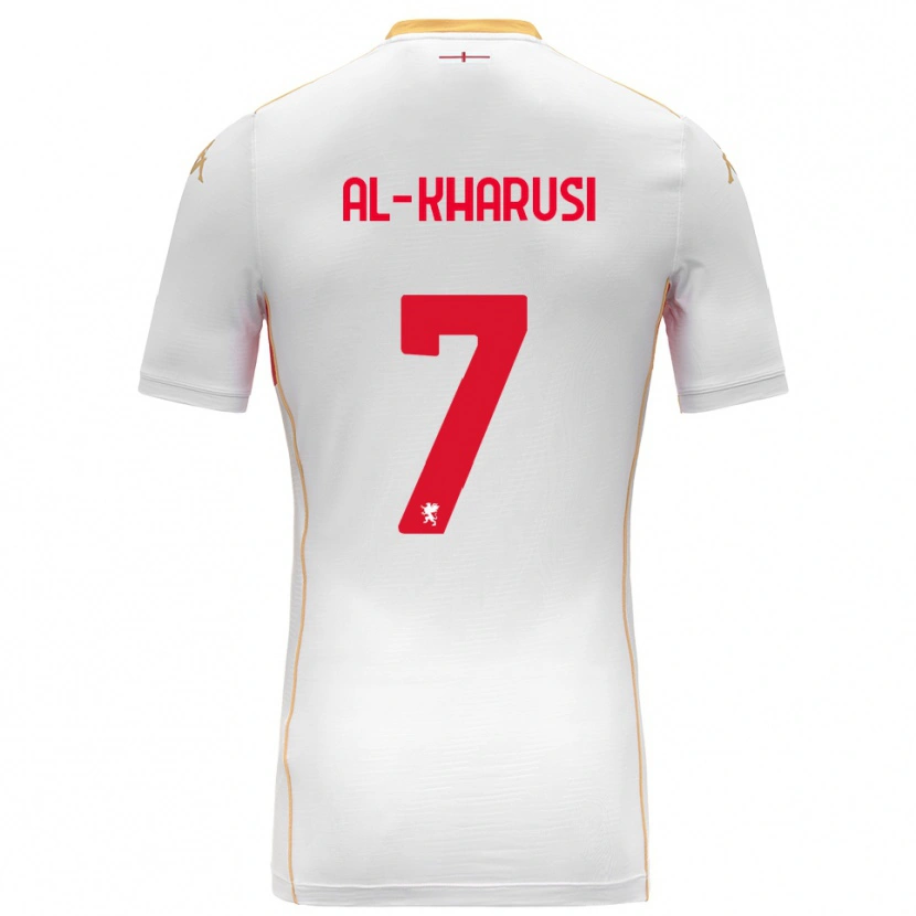 Danxen Men Suhayb Al-Kharusi #7 White Red Away Jersey 2025/26 T-Shirt