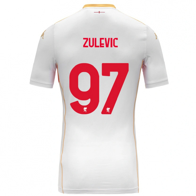Danxen Men Adam Zulevic #97 White Red Away Jersey 2025/26 T-Shirt