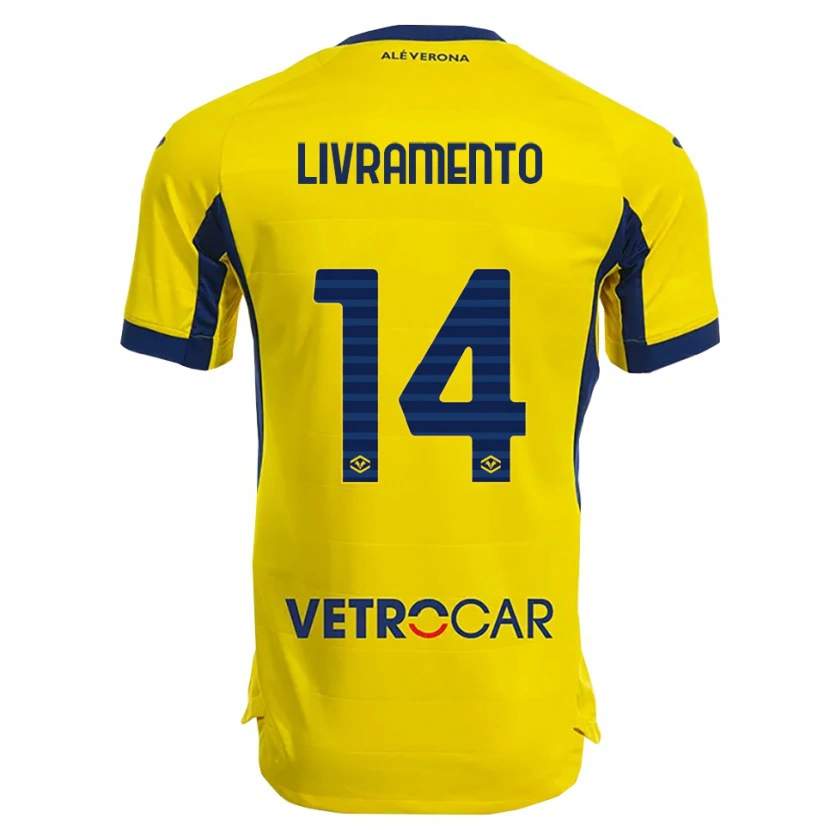 Danxen Men Dailon Rocha Livramento #14 Yellow Navy Away Jersey 2025/26 T-Shirt