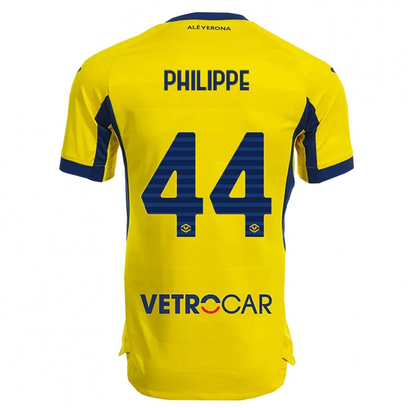 Danxen Men Mathis Amanu Philippe #44 Yellow Navy Away Jersey 2025/26 T-Shirt