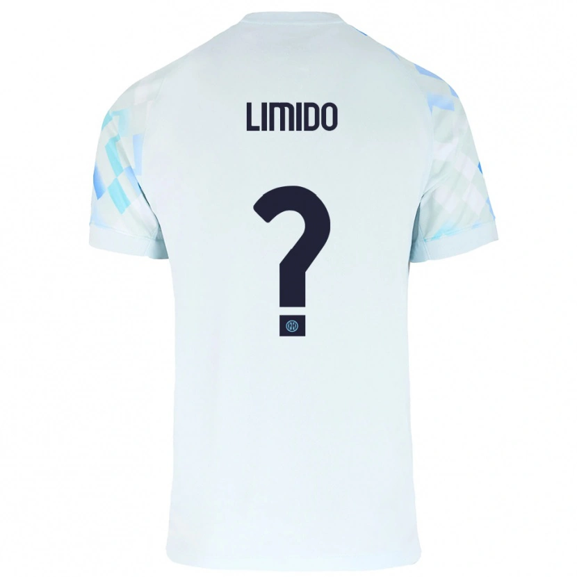 Danxen Men Federico Limido #0 White Blue Away Jersey 2025/26 T-Shirt