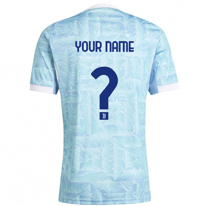 Danxen Men Your Name #0 Sky Blue Yellow Away Jersey 2025/26 T-Shirt