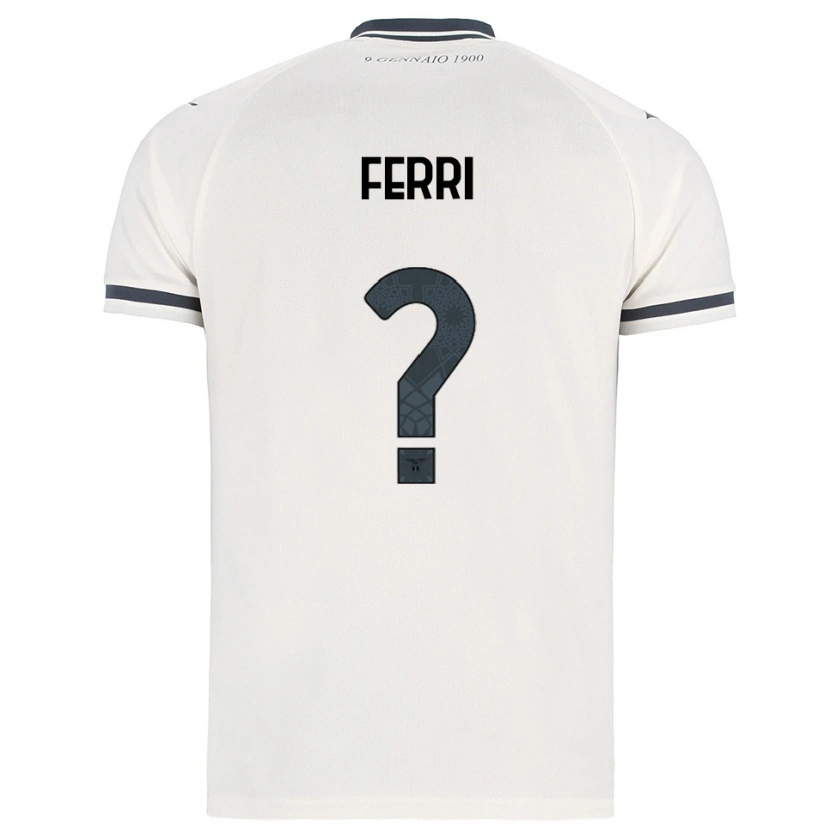 Danxen Men Mattia Ferri #0 White Navy Away Jersey 2025/26 T-Shirt