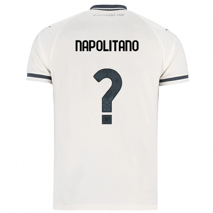 Danxen Men Federico Napolitano #0 White Navy Away Jersey 2025/26 T-Shirt