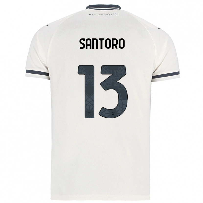 Danxen Men Martina Santoro #13 White Navy Away Jersey 2025/26 T-Shirt