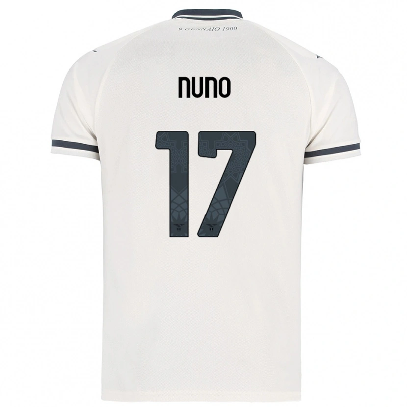 Danxen Men Nuno Tavares #17 White Navy Away Jersey 2025/26 T-Shirt