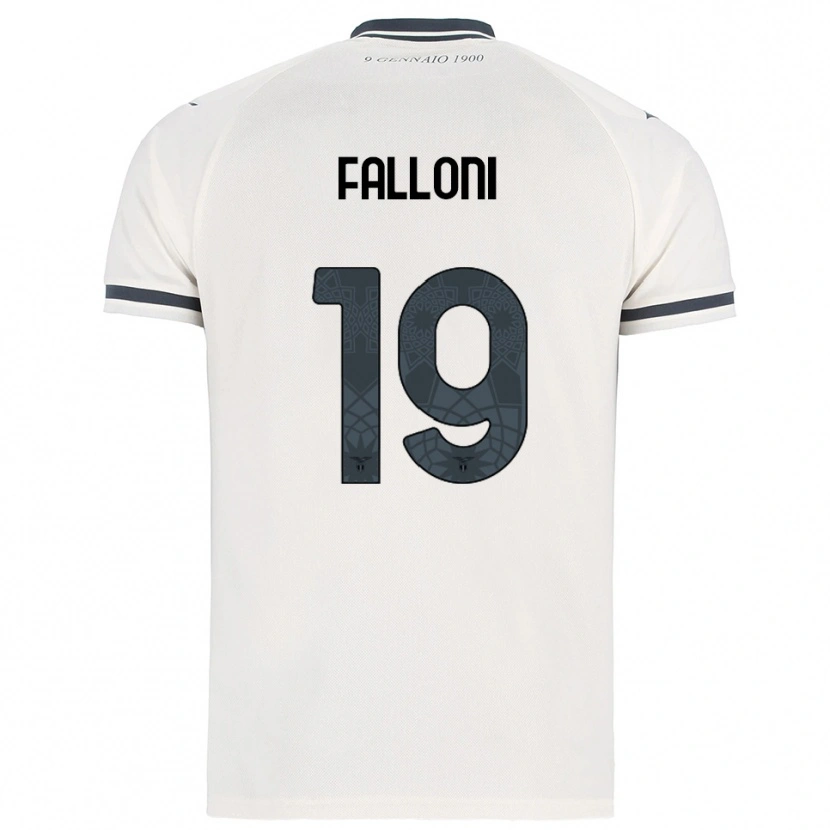 Danxen Men Ludovica Falloni #19 White Navy Away Jersey 2025/26 T-Shirt