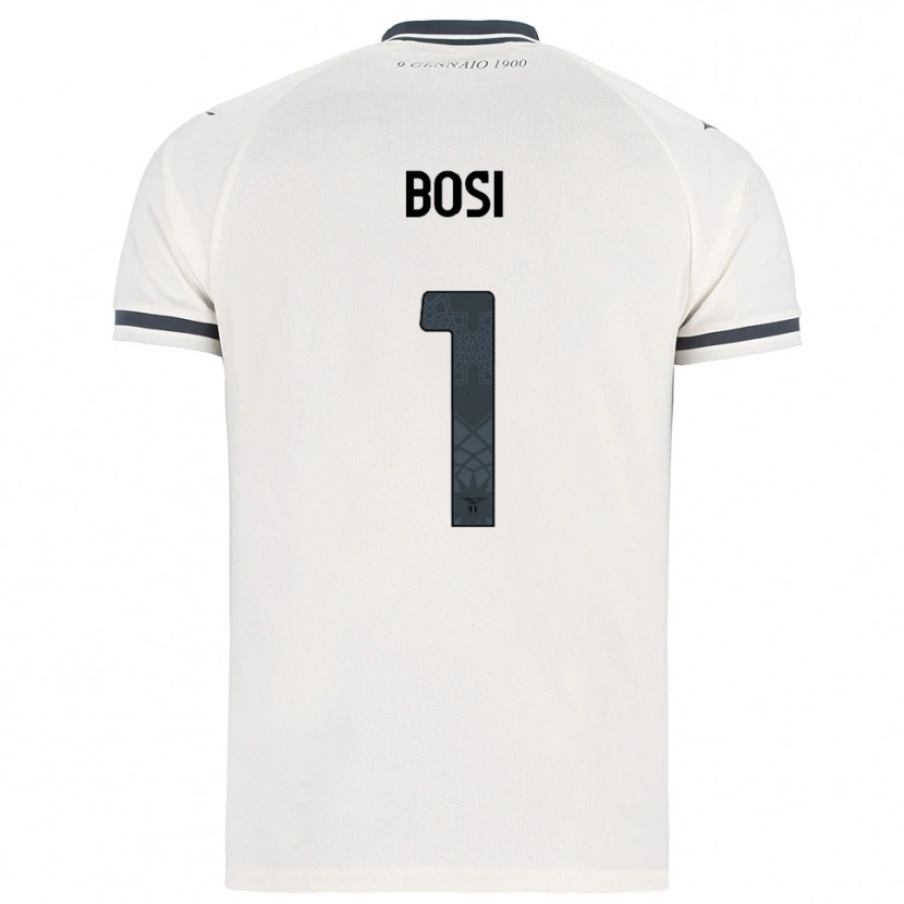 Danxen Men Gioele Bosi #1 White Navy Away Jersey 2025/26 T-Shirt