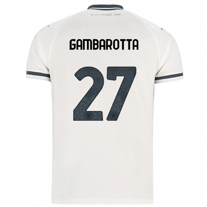 Danxen Men Margot Gambarotta #27 White Navy Away Jersey 2025/26 T-Shirt