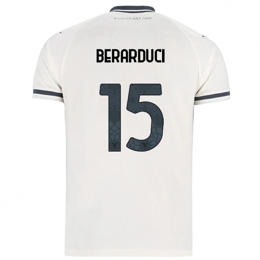 Danxen Men Martina Berarduci #15 White Navy Away Jersey 2025/26 T-Shirt