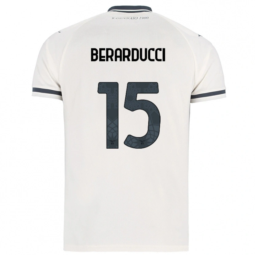 Danxen Men Martina Berarducci #15 White Navy Away Jersey 2025/26 T-Shirt