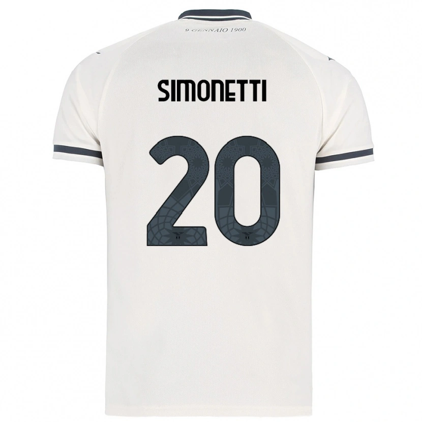 Danxen Men Flaminia Simonetti #20 White Navy Away Jersey 2025/26 T-Shirt
