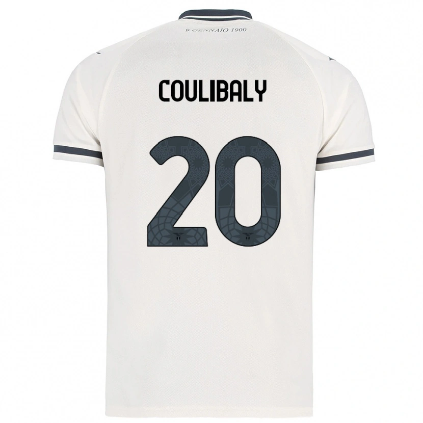 Danxen Men Larsson Coulibaly #20 White Navy Away Jersey 2025/26 T-Shirt