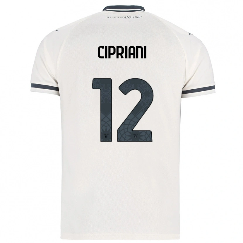 Danxen Men Alessio Cipriani #12 White Navy Away Jersey 2025/26 T-Shirt