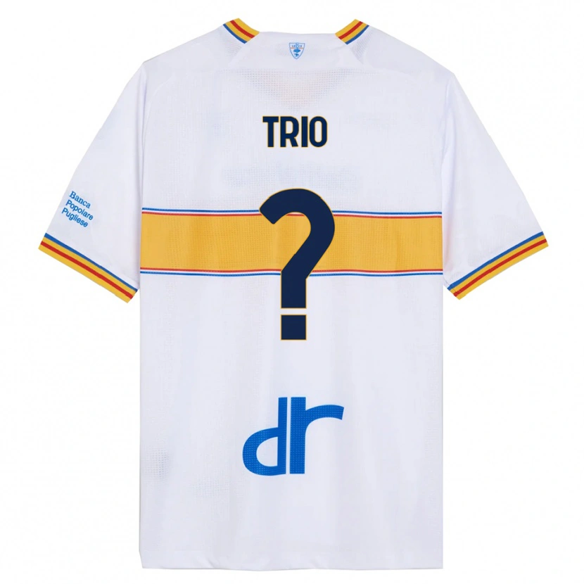 Danxen Men Stefano Trio #0 White Yellow Away Jersey 2025/26 T-Shirt