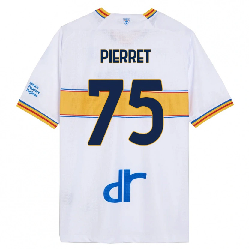 Danxen Men Balthazar Pierret #75 White Yellow Away Jersey 2025/26 T-Shirt