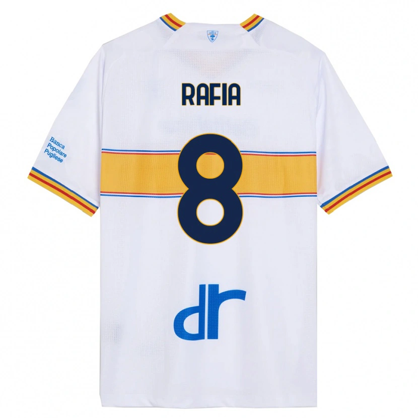 Danxen Men Hamza Rafia #8 White Yellow Away Jersey 2025/26 T-Shirt