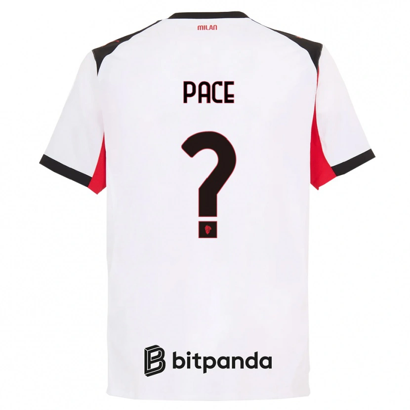 Danxen Men Anthony Pace #0 White Black Away Jersey 2025/26 T-Shirt