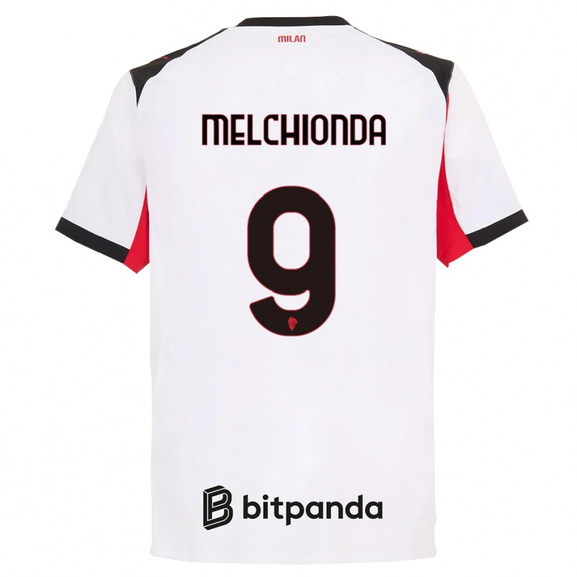 Danxen Men Marco Melchionda #9 White Black Away Jersey 2025/26 T-Shirt