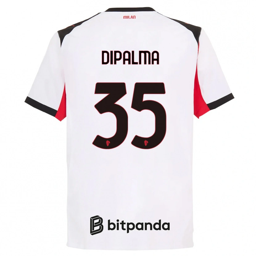 Danxen Men Matteo Dipalma #35 White Black Away Jersey 2025/26 T-Shirt