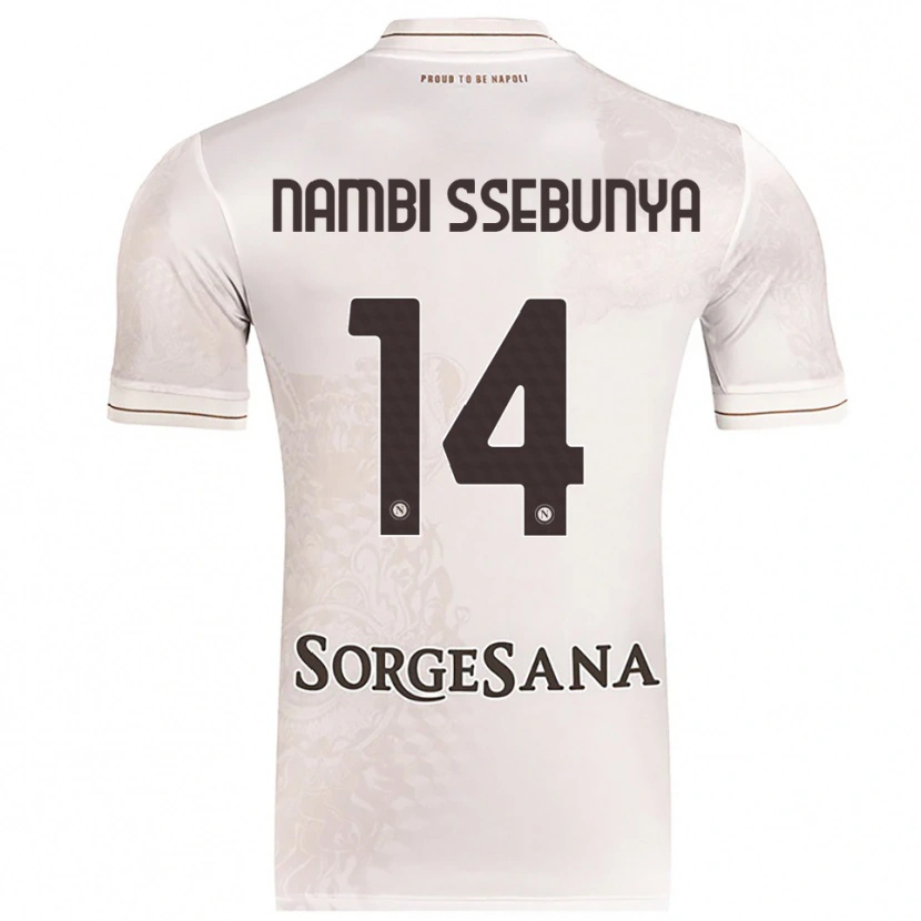 Danxen Men Violah Nambi Ssebunya #14 Champagne Brown Away Jersey 2025/26 T-Shirt