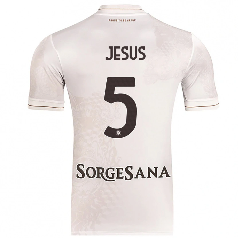 Danxen Men Juan Jesus #5 Champagne Brown Away Jersey 2025/26 T-Shirt