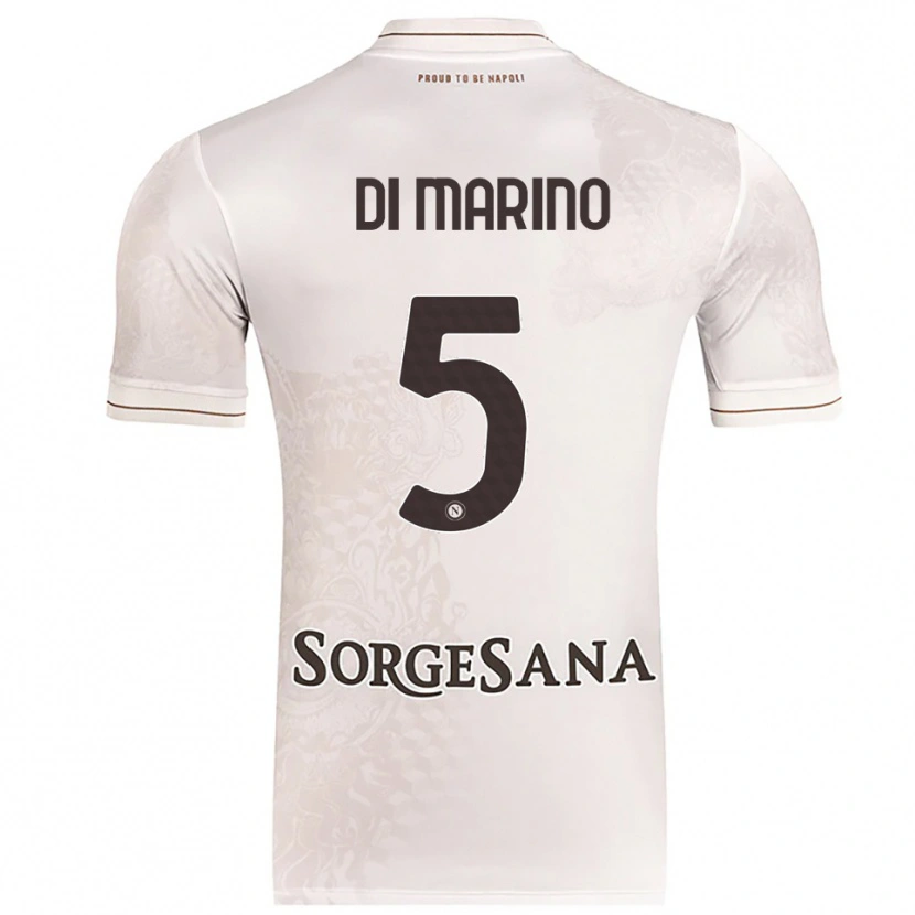 Danxen Men Paola Di Marino #5 Champagne Brown Away Jersey 2025/26 T-Shirt