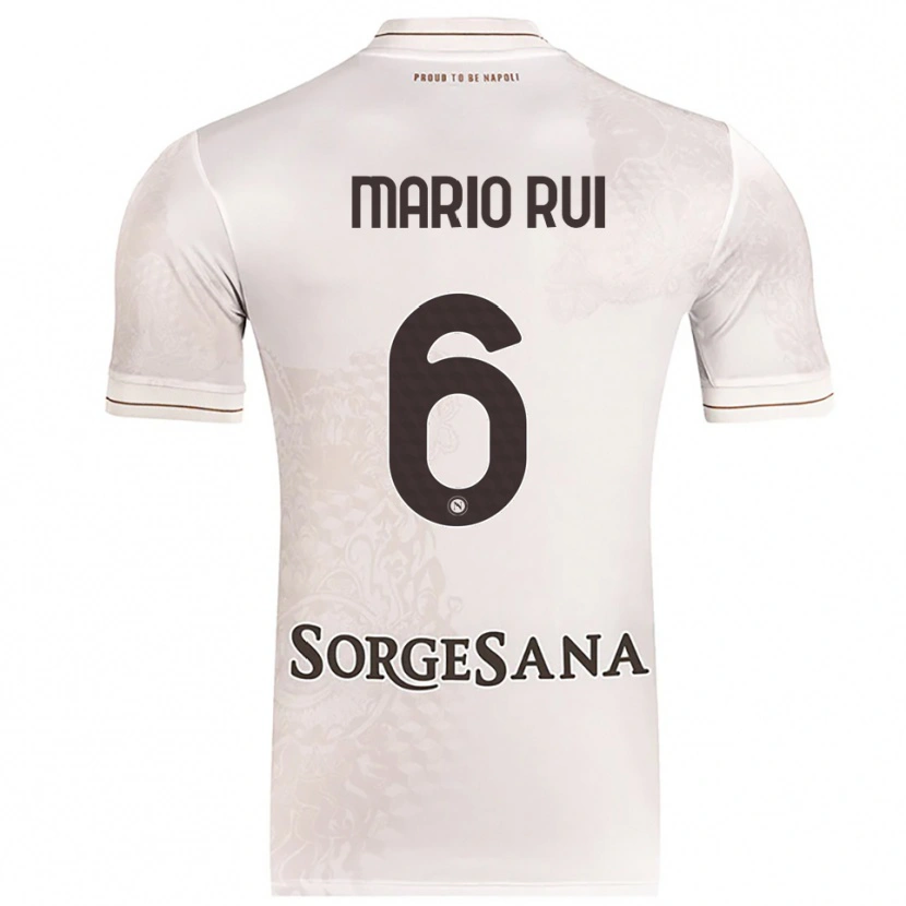 Danxen Men Mario Rui #6 Champagne Brown Away Jersey 2025/26 T-Shirt