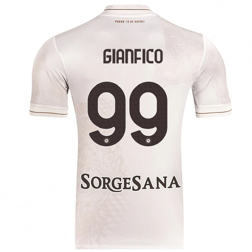 Danxen Men Maria Morena Gianfico #99 Champagne Brown Away Jersey 2025/26 T-Shirt