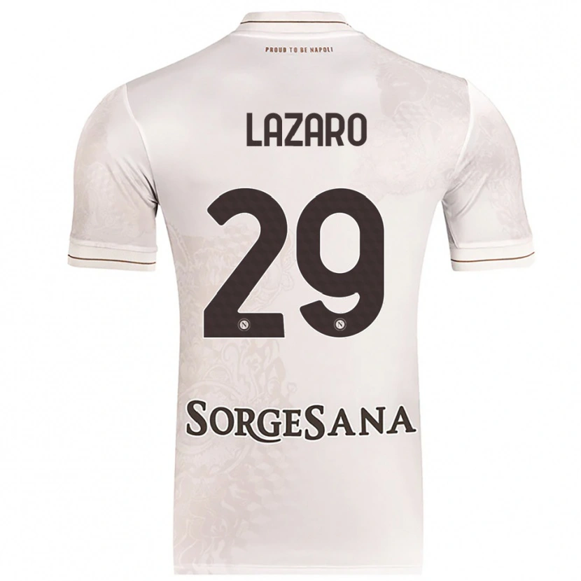 Danxen Men Paloma Lázaro #29 Champagne Brown Away Jersey 2025/26 T-Shirt