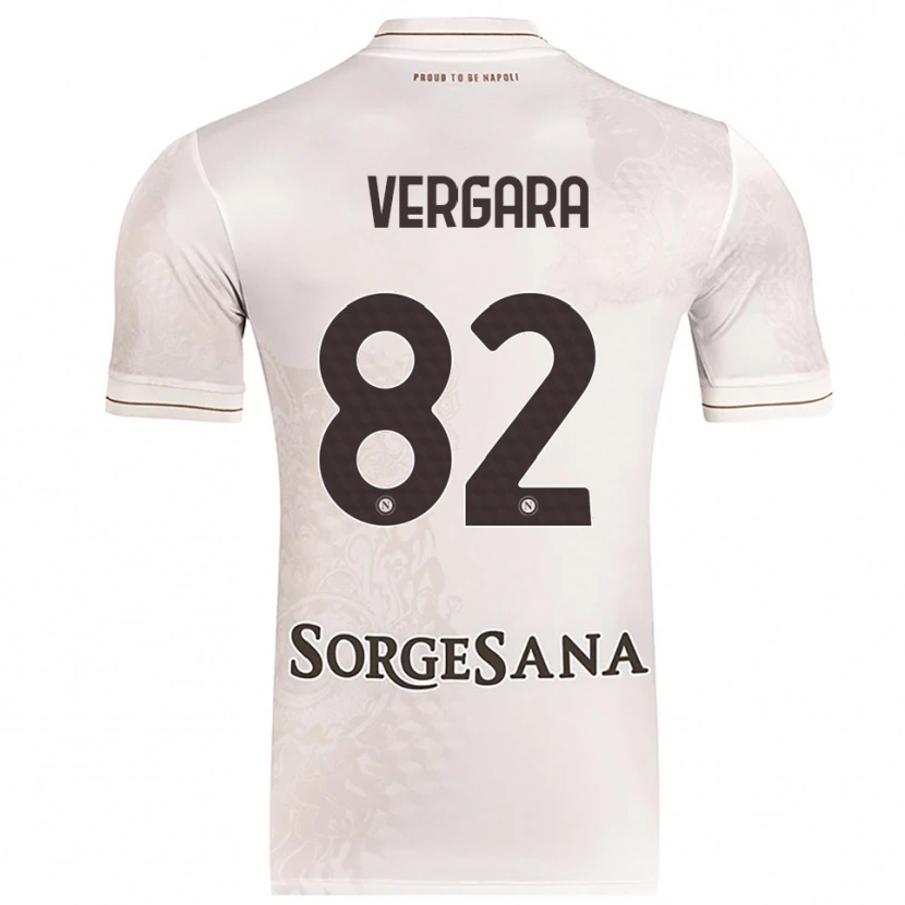 Danxen Men Antonio Vergara #82 Champagne Brown Away Jersey 2025/26 T-Shirt