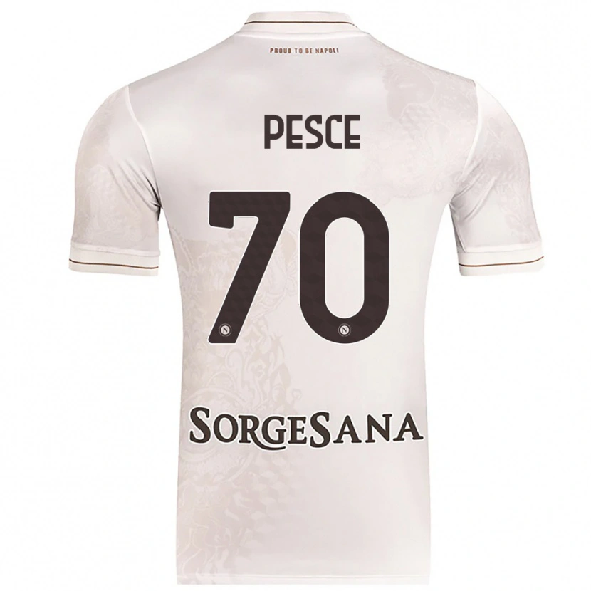 Danxen Men Antonio Pesce #70 Champagne Brown Away Jersey 2025/26 T-Shirt