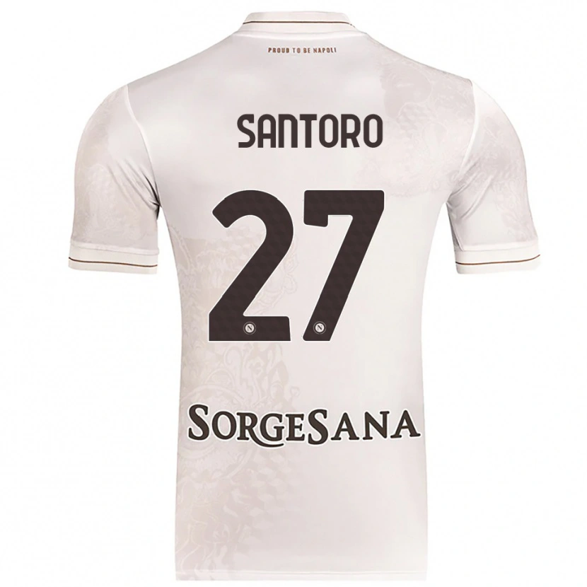 Danxen Men Erika Santoro #27 Champagne Brown Away Jersey 2025/26 T-Shirt