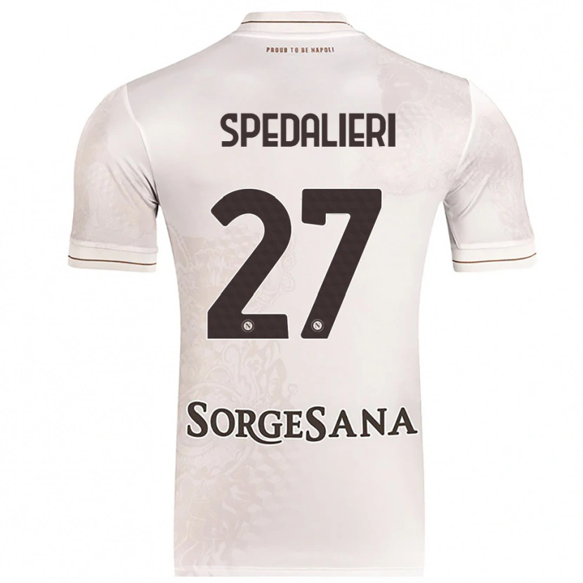 Danxen Men Johnatan Andrea Spedalieri #27 Champagne Brown Away Jersey 2025/26 T-Shirt