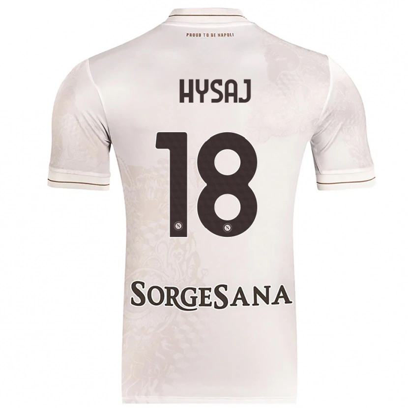 Danxen Men Daniel Hysaj #18 Champagne Brown Away Jersey 2025/26 T-Shirt