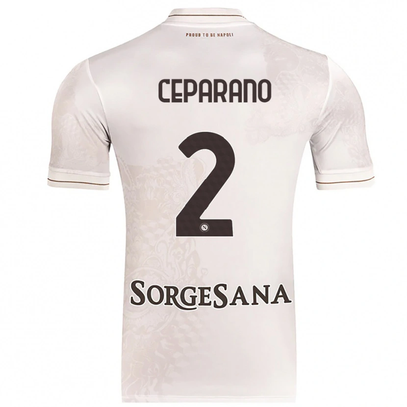 Danxen Men Mario Ceparano #2 Champagne Brown Away Jersey 2025/26 T-Shirt