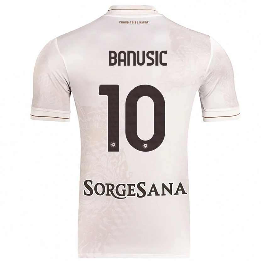 Danxen Men Marija Banušić #10 Champagne Brown Away Jersey 2025/26 T-Shirt