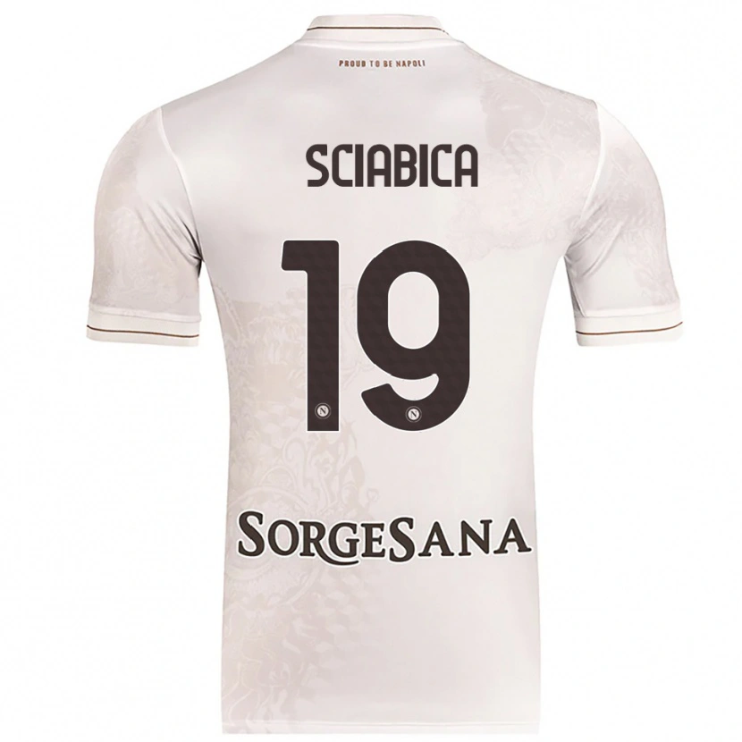 Danxen Men Manuela Sciabica #19 Champagne Brown Away Jersey 2025/26 T-Shirt