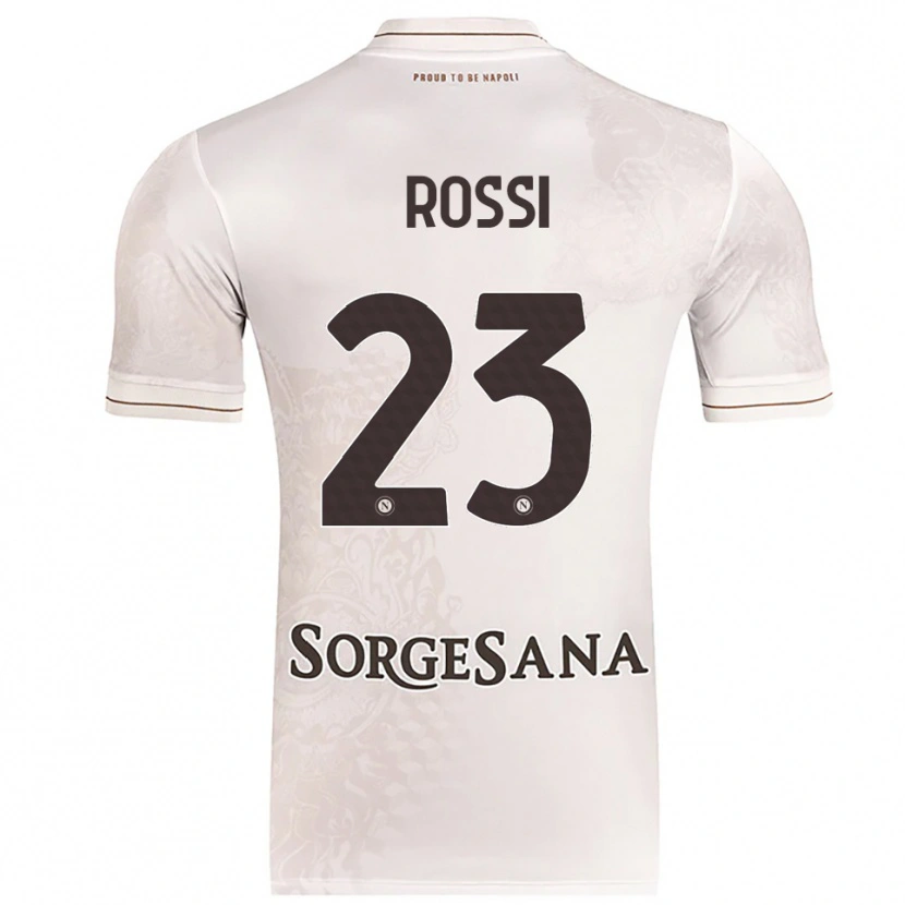 Danxen Men Leonardo Rossi #23 Champagne Brown Away Jersey 2025/26 T-Shirt