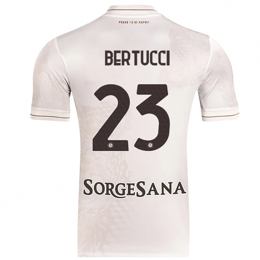 Danxen Men Sofia Bertucci #23 Champagne Brown Away Jersey 2025/26 T-Shirt