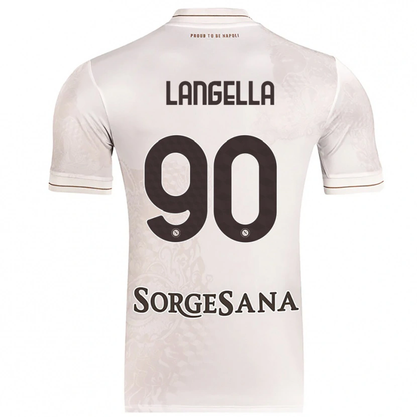 Danxen Men Gabriella Langella #90 Champagne Brown Away Jersey 2025/26 T-Shirt