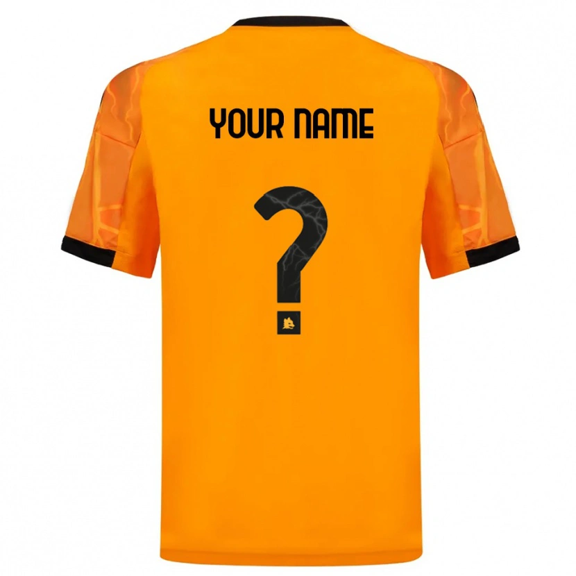 Danxen Men Your Name #0 Orange Black Away Jersey 2025/26 T-Shirt